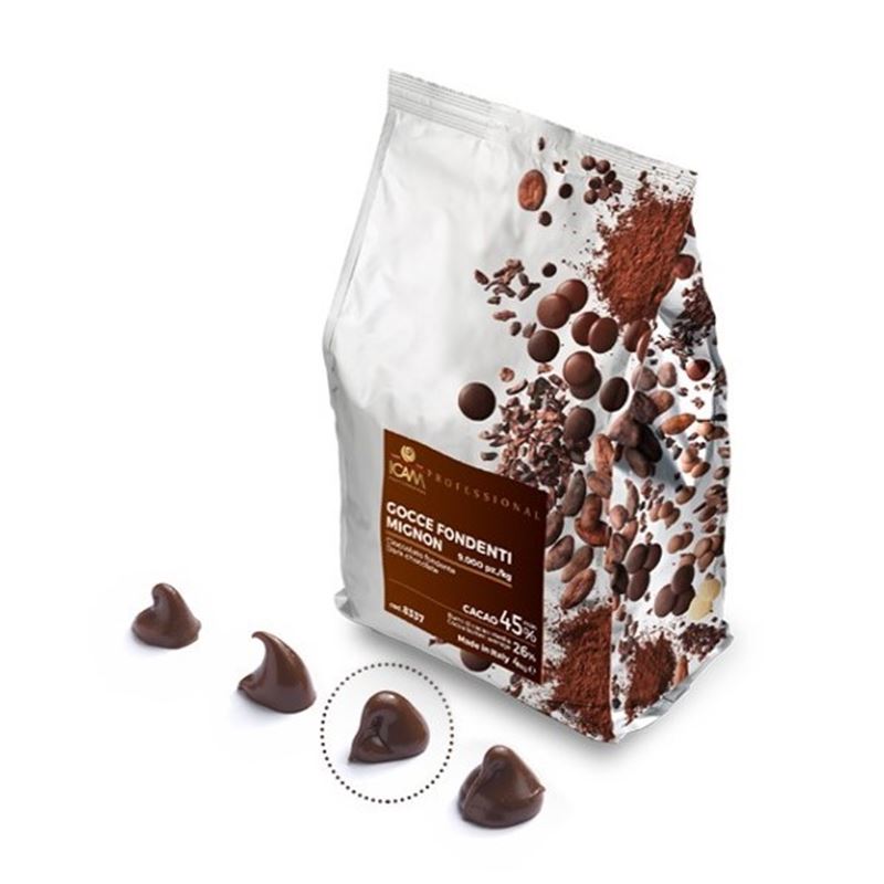 Gotas Chocolate 45% Cacao Mignon Dark - 3x4Kg - 8337-0