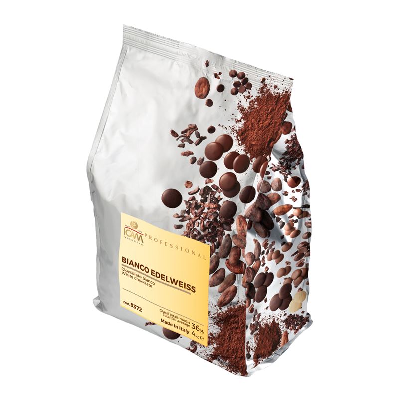 Chocolate Blanco Edelweiss 36% Cacao - 3x4Kg - 8372-0