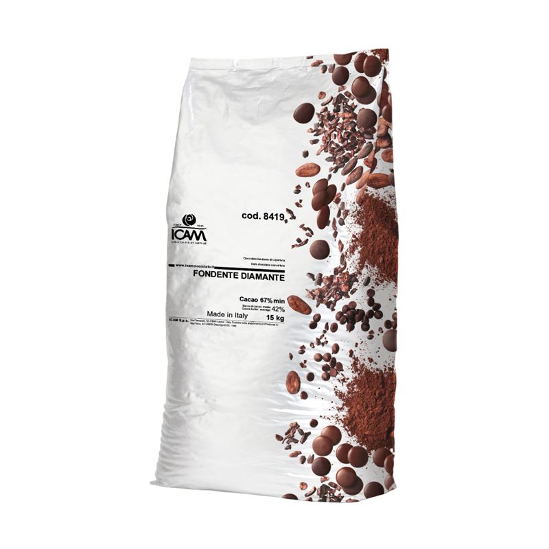 Chocolate Negro Diamante 67% Cacao - Saco 15Kg - 8419-0