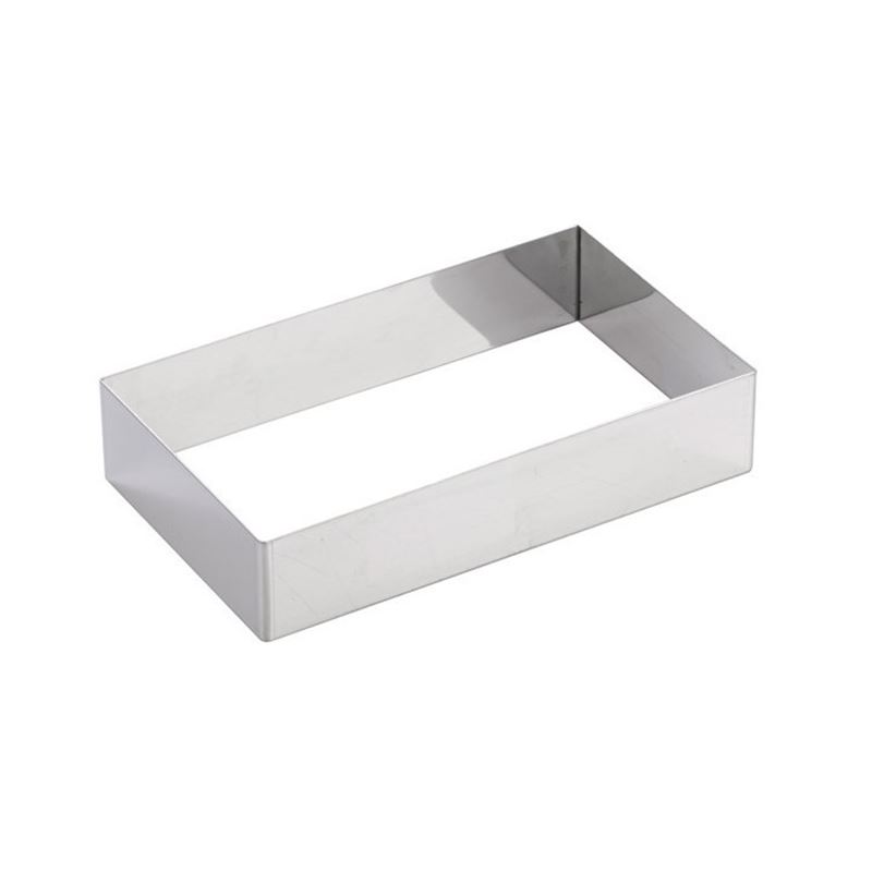 Molde Rectangular Acero Inox - 26x16x4Cm - 11H4L26-0