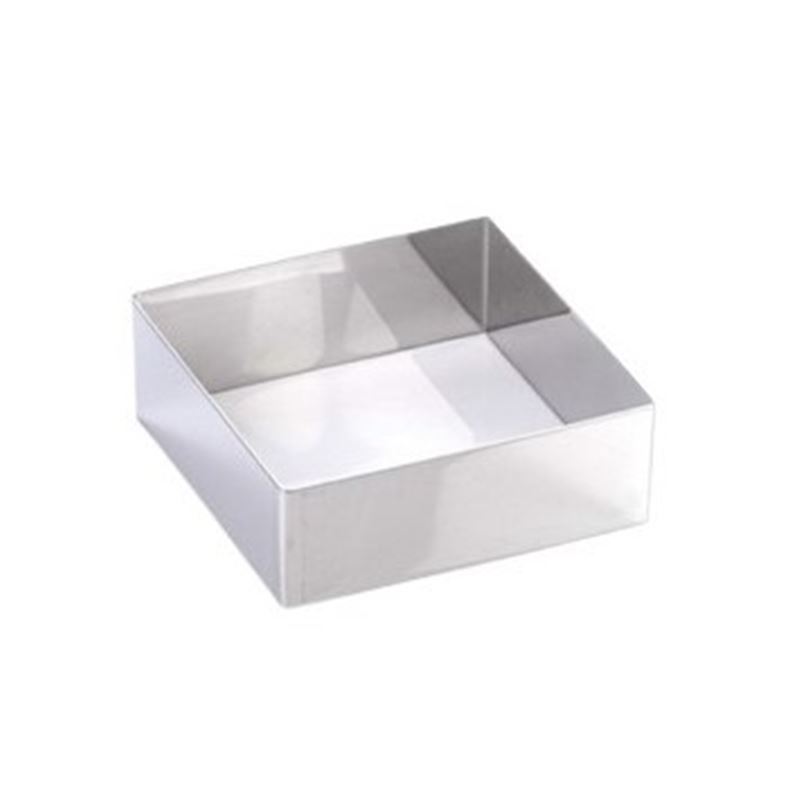 Molde Cuadrado Acero Inox - 182x182x25Mm - 5H25X18-0