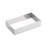 Molde Rectangular Acero Inox - 28x18x4Cm - 11H4L28-0