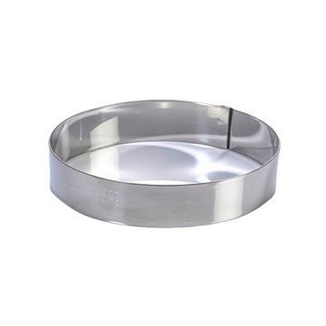 Molde Redondo Acero Inox - D 14 H 2,5Cm - 1H25X14-0