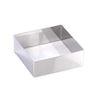 Molde Cuadrado Acero Inox - 142x142x25Mm - 5H25X14-0