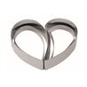 Kit Molde Acero Inox Tarta Corazón - 19x19x4Cm - 35KITH4X19-0