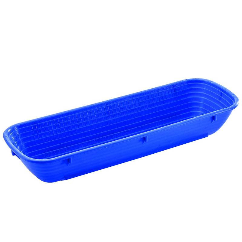 Cesta Levadura Rectangular Plástico - 42x15x9Cm 1.500Gr - BASKET105-0