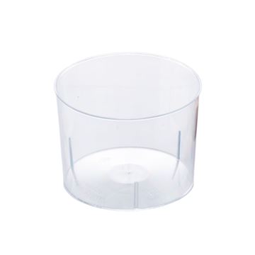 Cubilete Vaso Postre Plástico Transparente D 78 H 57Mm - 100Uds - PMOTO005-0