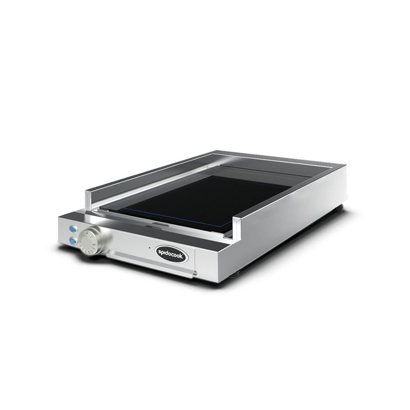 Plancha Spidoflat Standard Negra Lisa Manual - 2,5Kw - SP200-0