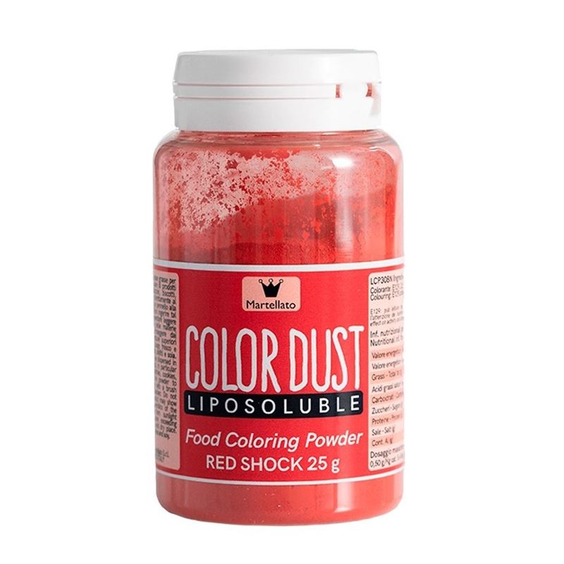 Colorante Hidrosoluble Polvo Rojo Coral - 25Gr - LCP208-0