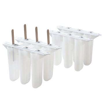 Molde Plástico Polos Helado 86Ml - Pack 4Uds - 105000-0